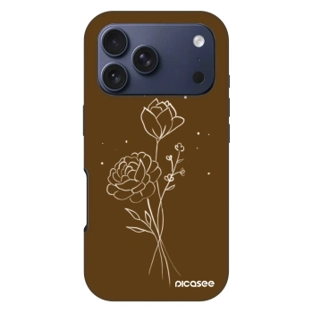 Maskica za Apple iPhone 17 Pro - Brown flowers