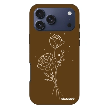 Maskica za Apple iPhone 17 Pro Max - Brown flowers