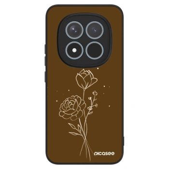 Maskica za Xiaomi Redmi Note 15 Pro+ - Brown flowers