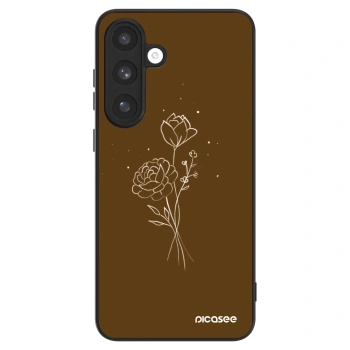 Picasee ULTIMATE CASE PowerShare za Samsung Galaxy S25 FE 5G - Brown flowers