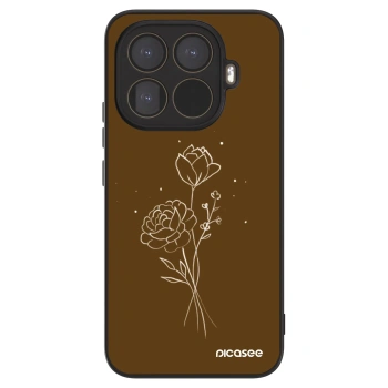 Maskica za Xiaomi 15T Pro - Brown flowers
