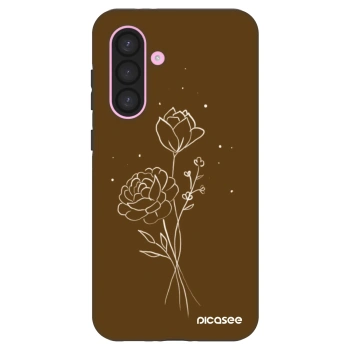 Maskica za Samsung Galaxy A56 5G A566B - Brown flowers