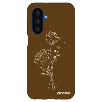 Maskica za Samsung Galaxy A17 5G - Brown flowers
