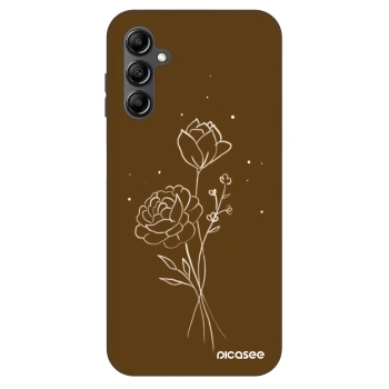 Maskica za Samsung Galaxy A16 4G - Brown flowers