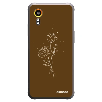 Maskica za Samsung Galaxy Xcover 7 - Brown flowers