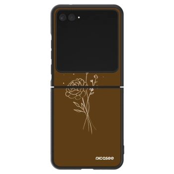 Maskica za Motorola Razr 60 - Brown flowers