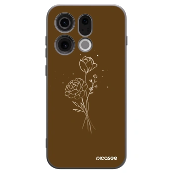 Maskica za OPPO Find X9 - Brown flowers