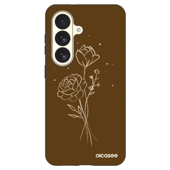Maskica za Samsung Galaxy S26 - Brown flowers