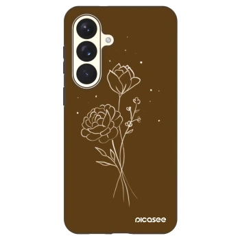 Maskica za Samsung Galaxy S26+ - Brown flowers