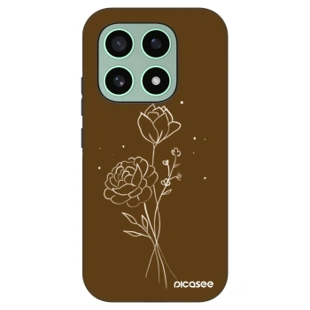 Maskica za Xiaomi 17 - Brown flowers