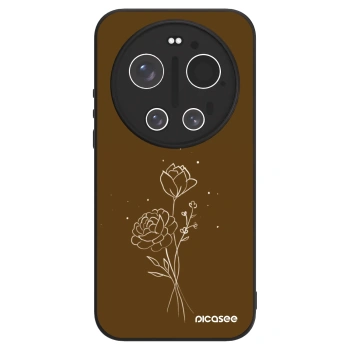 Maskica za Xiaomi 17 Ultra - Brown flowers