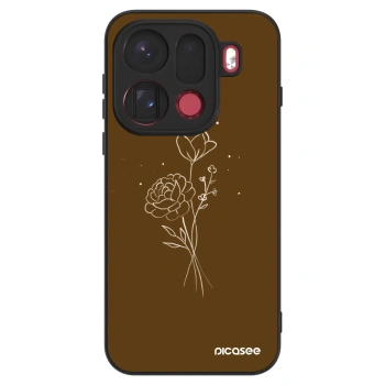 Maskica za OPPO Find X9 Pro - Brown flowers