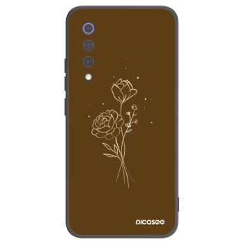Maskica za Xiaomi Mi 9 SE - Brown flowers
