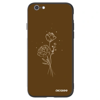 Maskica za Apple iPhone 6/6S - Brown flowers
