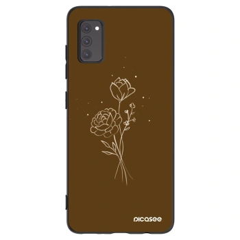 Maskica za Samsung Galaxy A41 A415F - Brown flowers