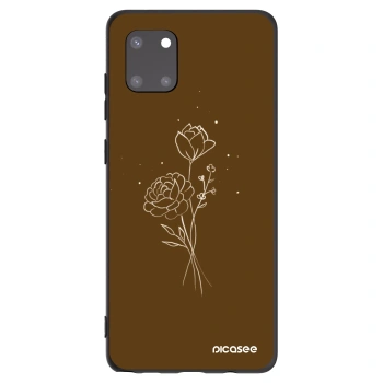 Maskica za Samsung Galaxy Note 10 Lite N770F - Brown flowers