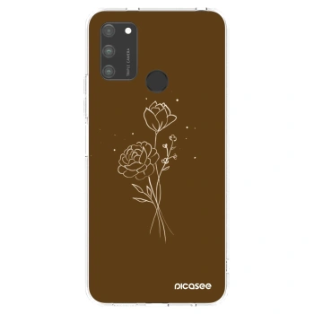 Maskica za Honor 9A - Brown flowers