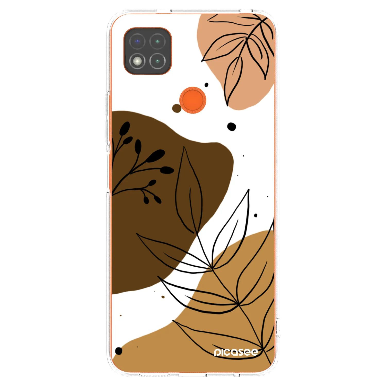 Picasee silikonska prozirna maskica za Xiaomi Redmi 9C - Boho style