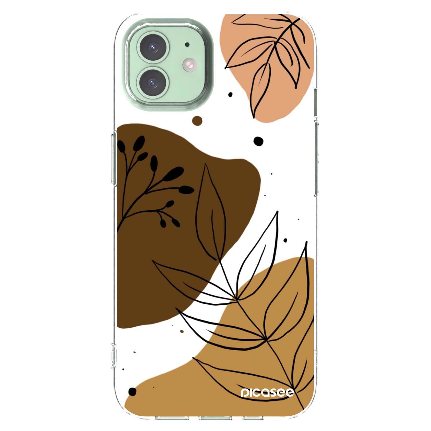 Picasee silikonska prozirna maskica za Apple iPhone 12 - Boho style