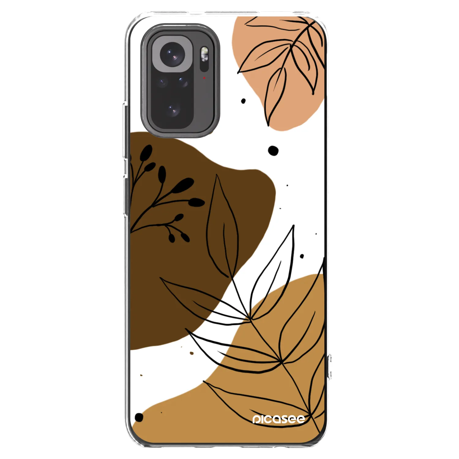 Picasee silikonska prozirna maskica za Xiaomi Redmi Note 10 - Boho style