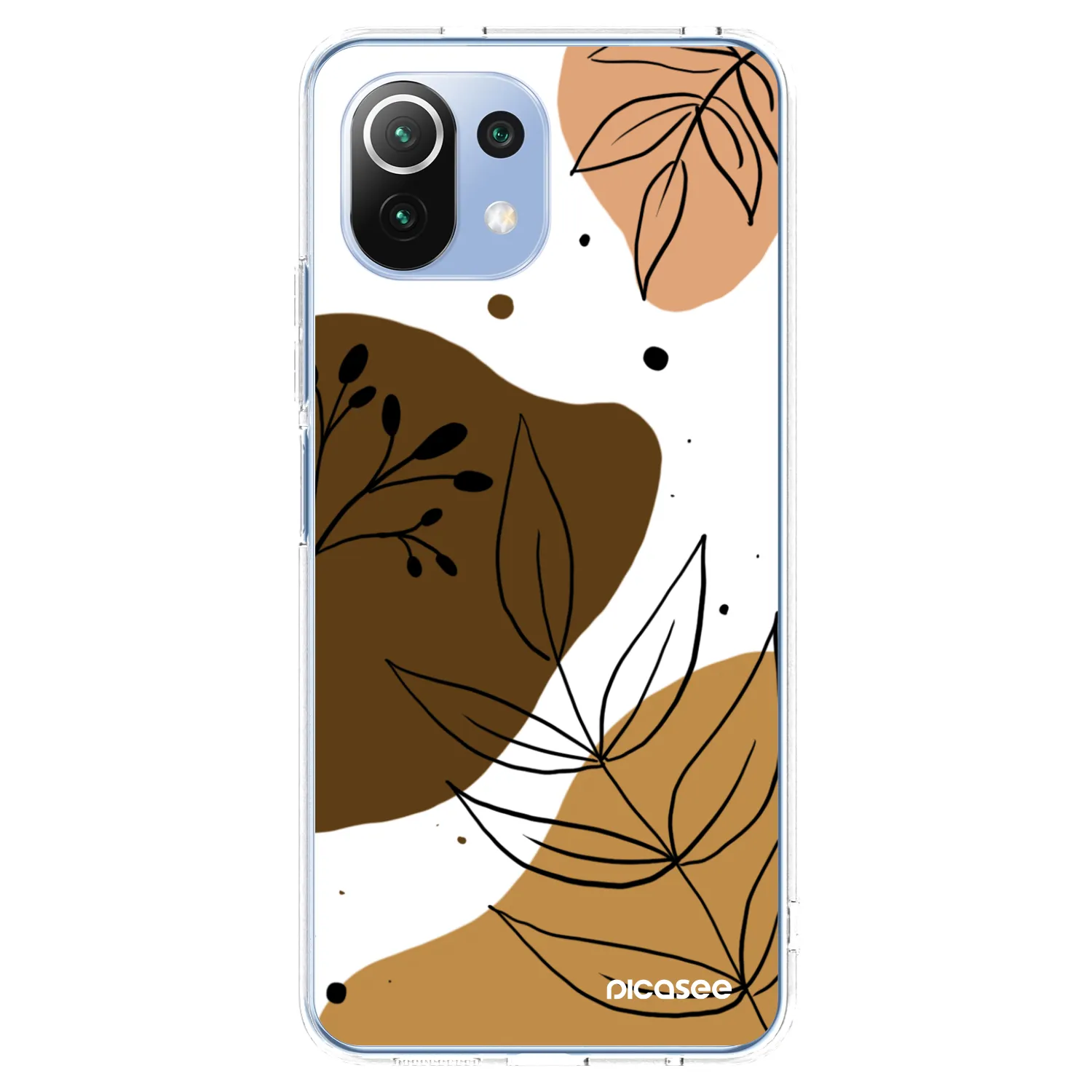 Picasee silikonska prozirna maskica za Xiaomi Mi 11 Lite - Boho style