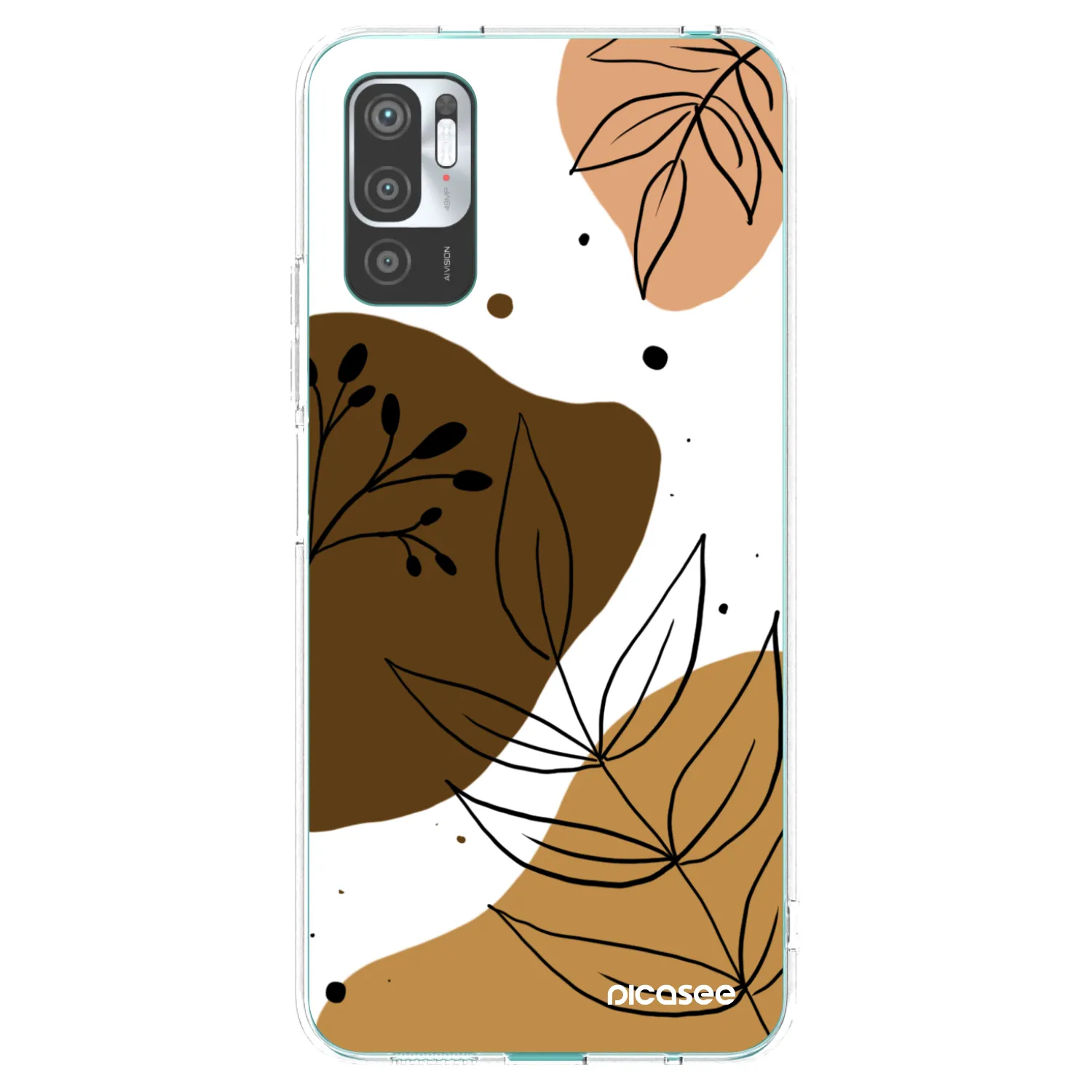 Picasee silikonska prozirna maskica za Xiaomi Redmi Note 10 5G - Boho style