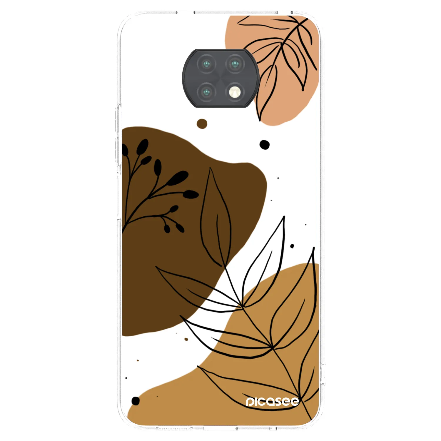Picasee silikonska prozirna maskica za Xiaomi Redmi Note 9T - Boho style