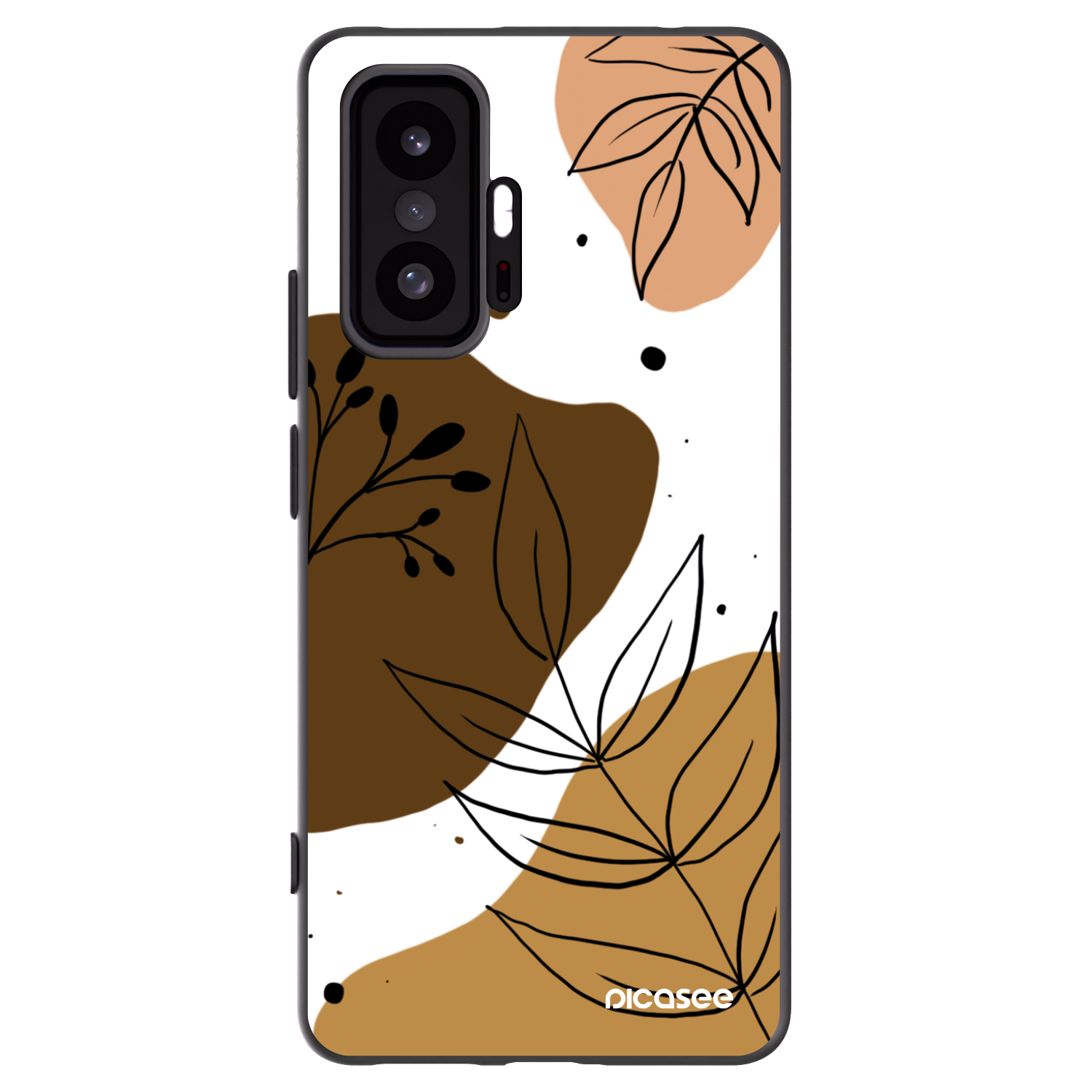 Picasee crna silikonska maskica za Xiaomi 11T Pro - Boho style