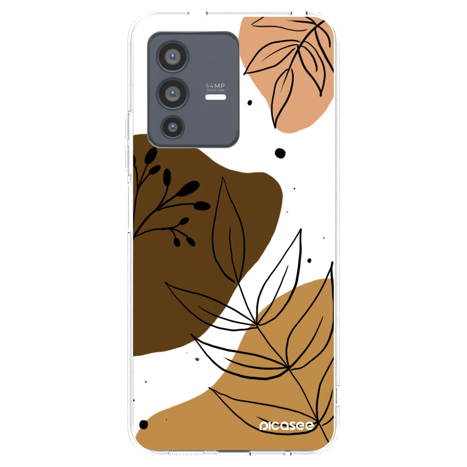 Picasee silikonska prozirna maskica za Vivo V23 5G - Boho style