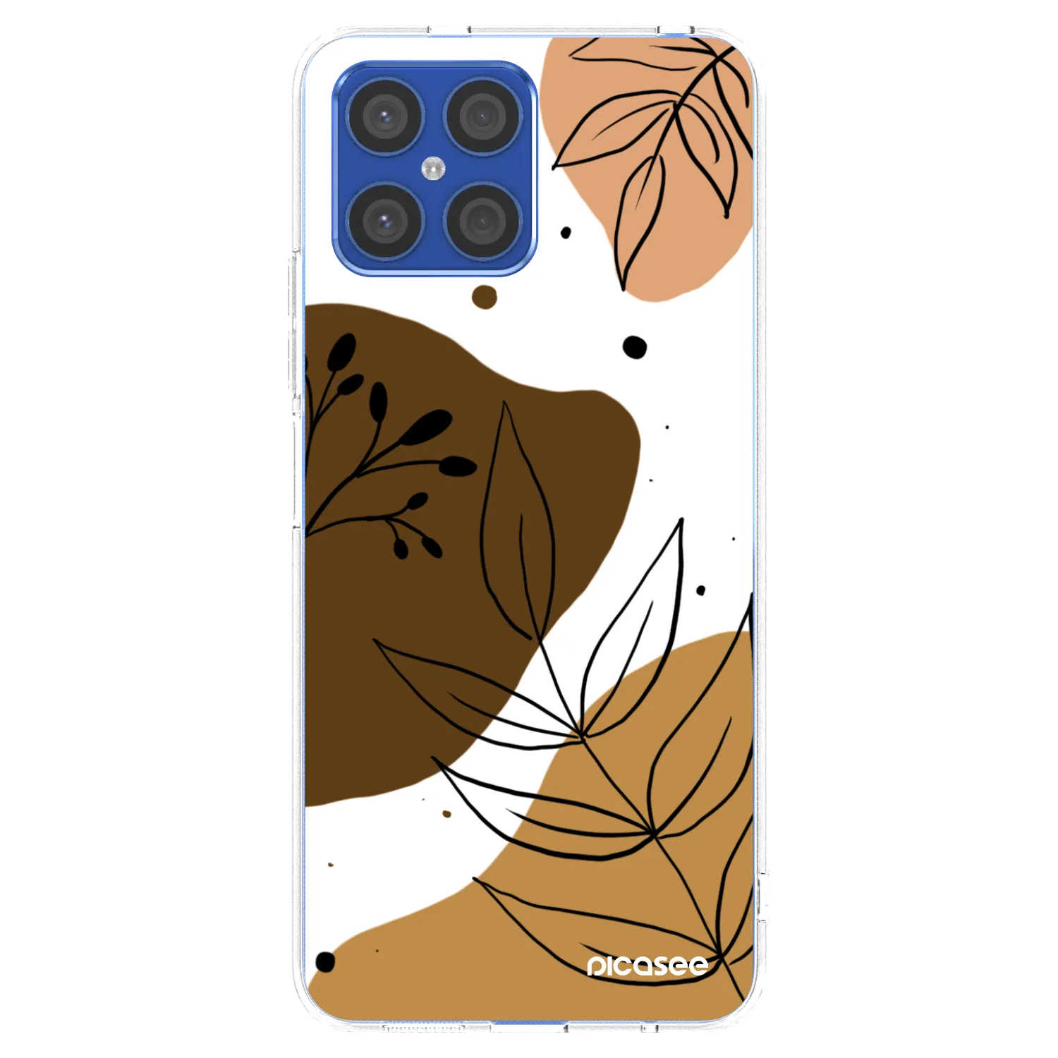 Picasee silikonska prozirna maskica za Honor X8 4G - Boho style