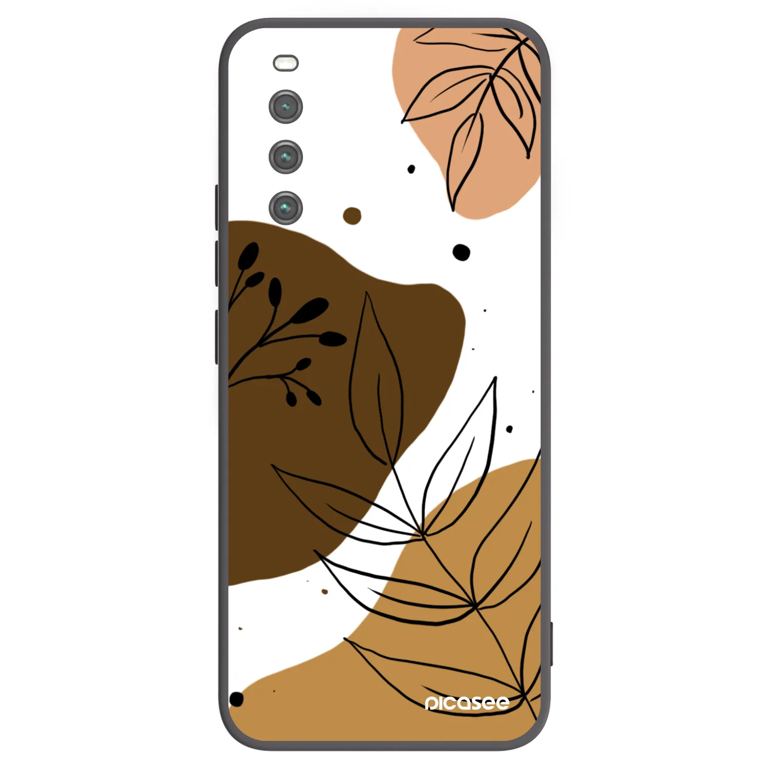Picasee crna silikonska maskica za Sony Xperia 10 IV 5G - Boho style