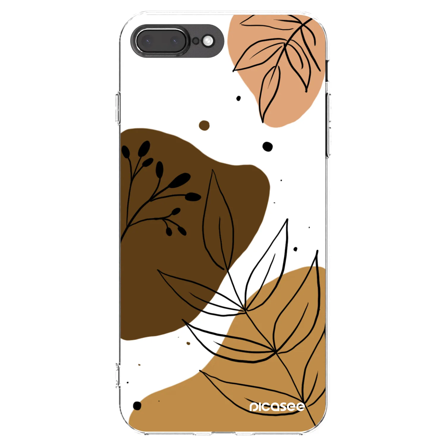 Picasee silikonska prozirna maskica za Apple iPhone 8 Plus - Boho style