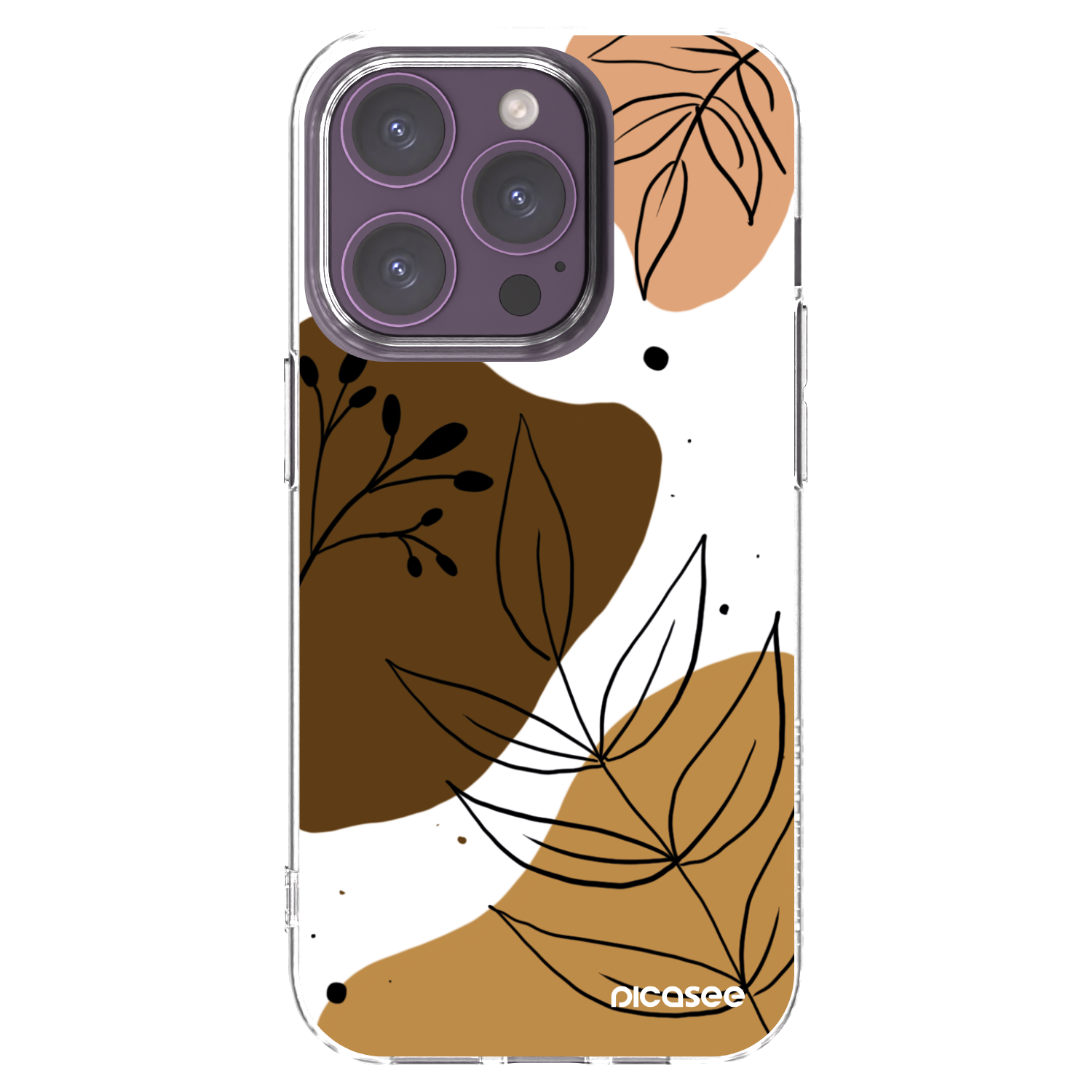 Picasee silikonska prozirna maskica za Apple iPhone 14 Pro - Boho style