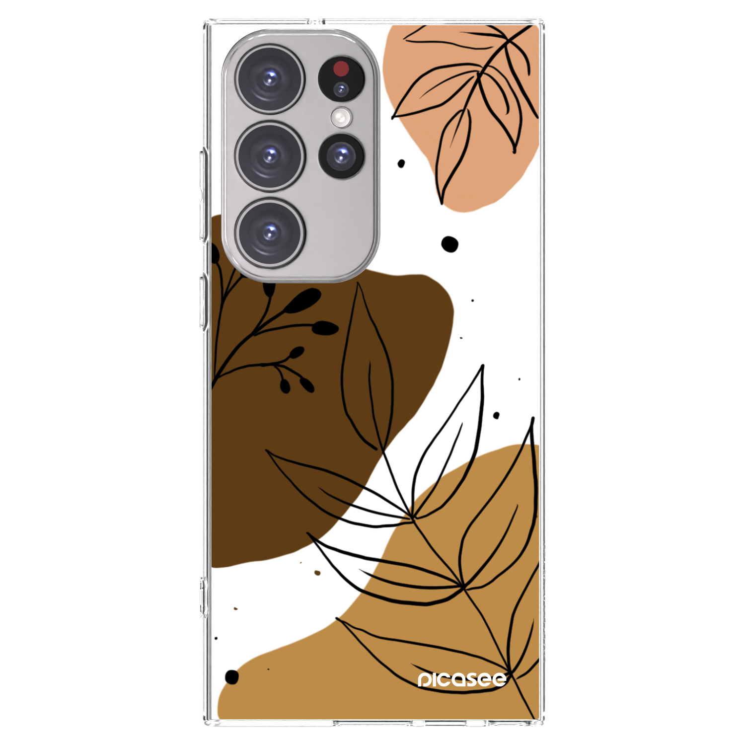 Picasee silikonska prozirna maskica za Samsung Galaxy S23 Ultra 5G - Boho style