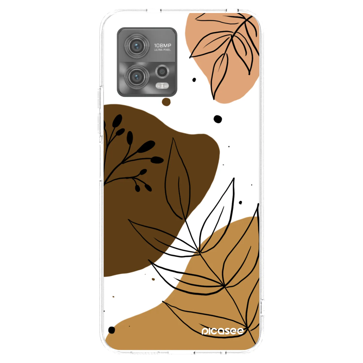 Picasee silikonska prozirna maskica za Motorola Moto G72 - Boho style