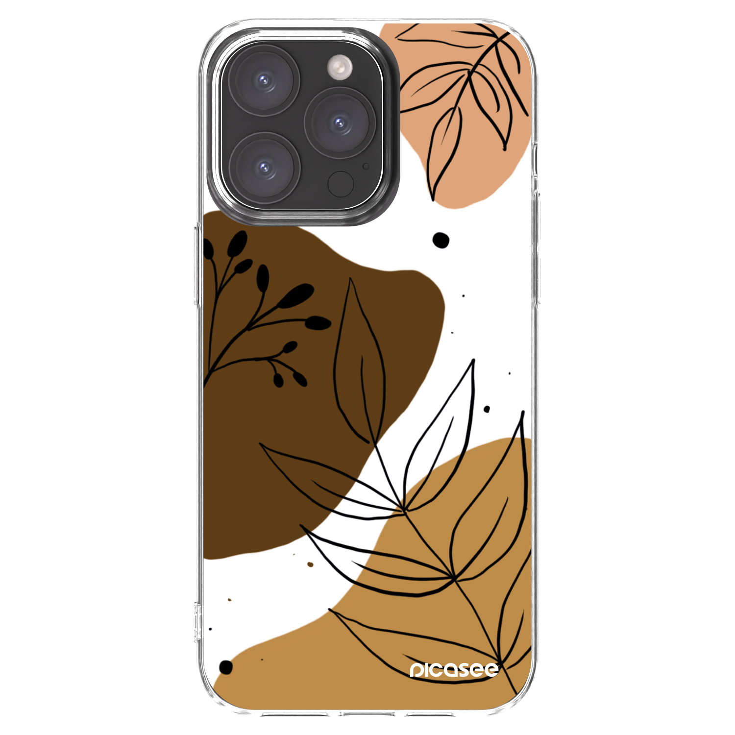 Picasee silikonska prozirna maskica za Apple iPhone 15 Pro Max - Boho style