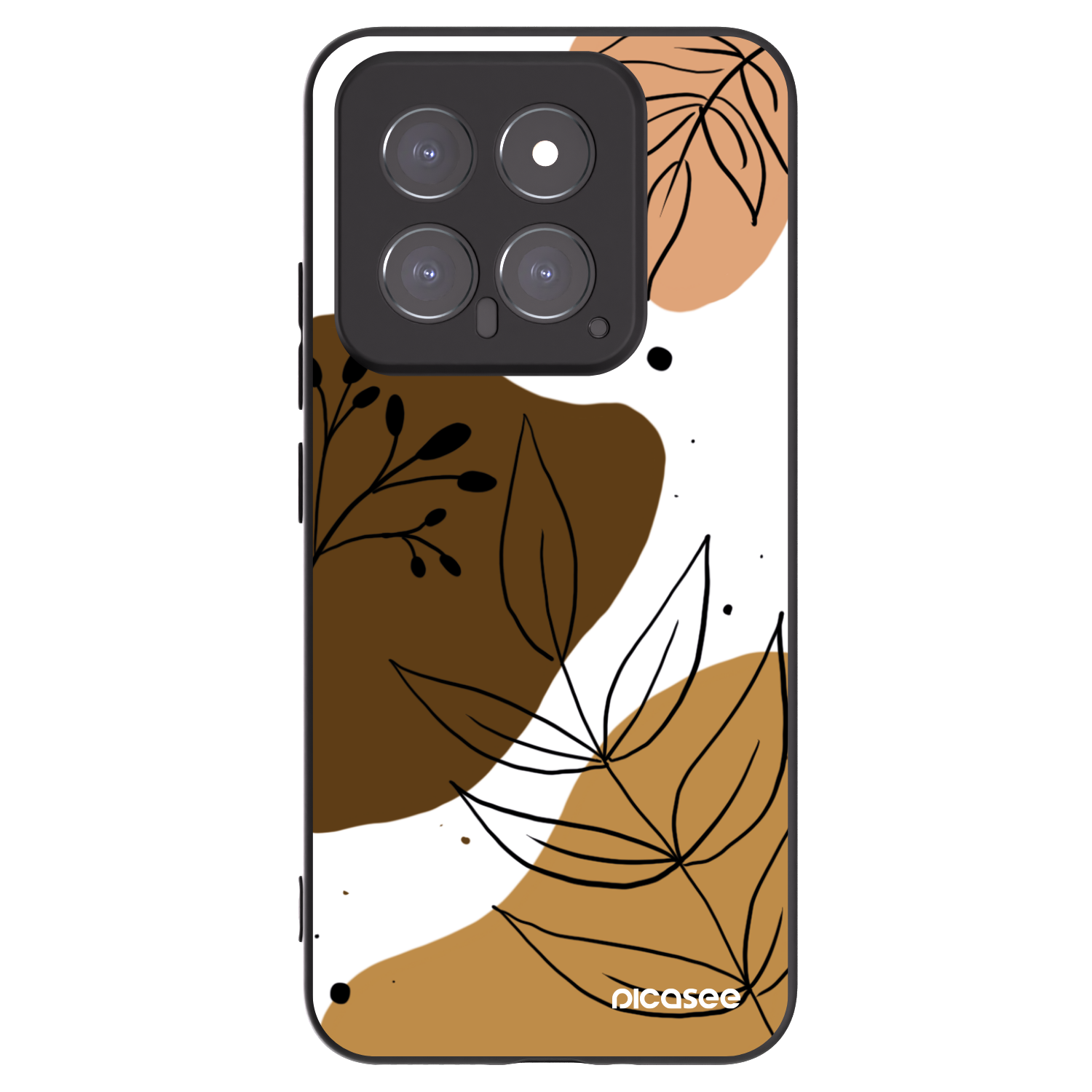 Picasee crna silikonska maskica za Xiaomi 14 - Boho style