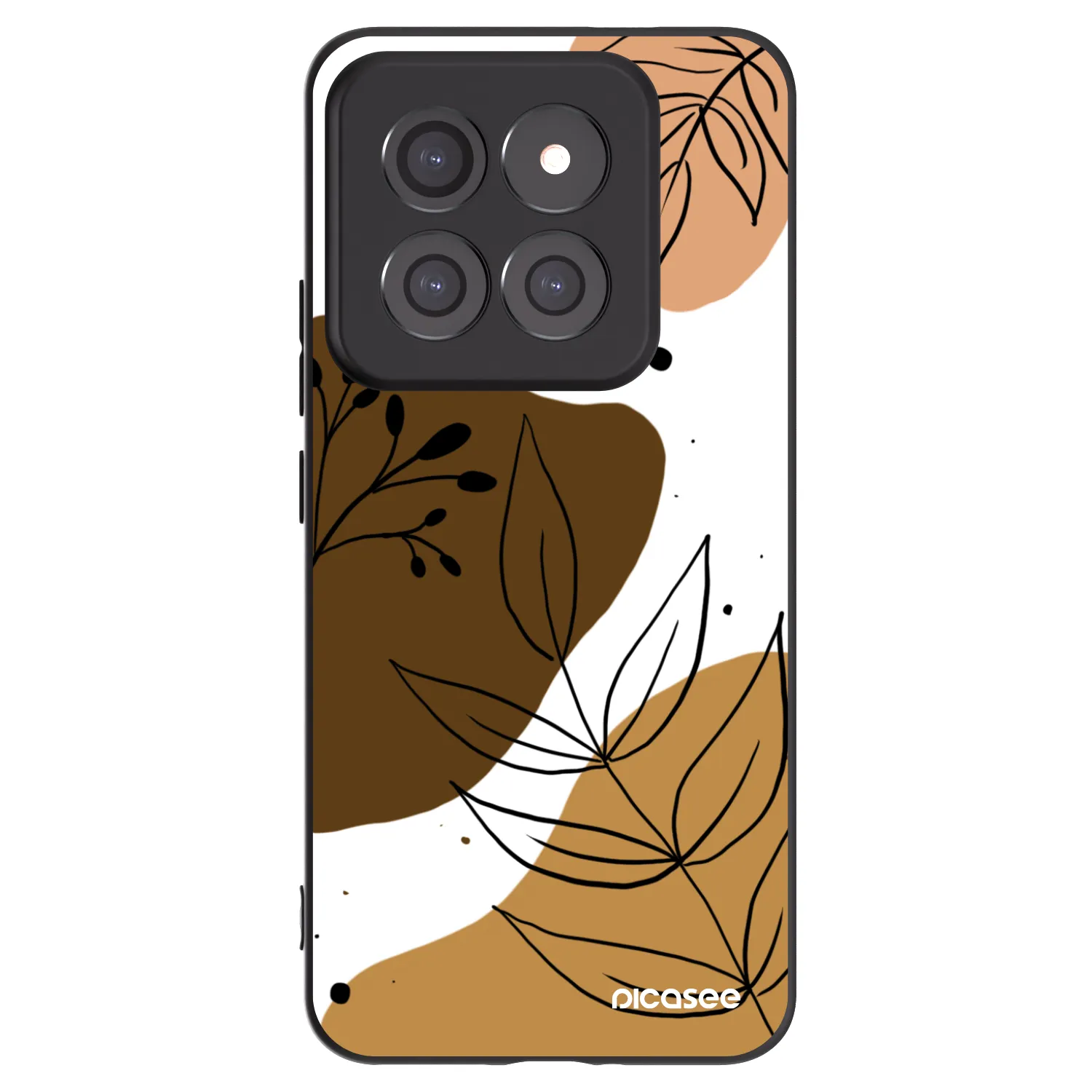 Picasee crna silikonska maskica za Xiaomi 14 Pro - Boho style