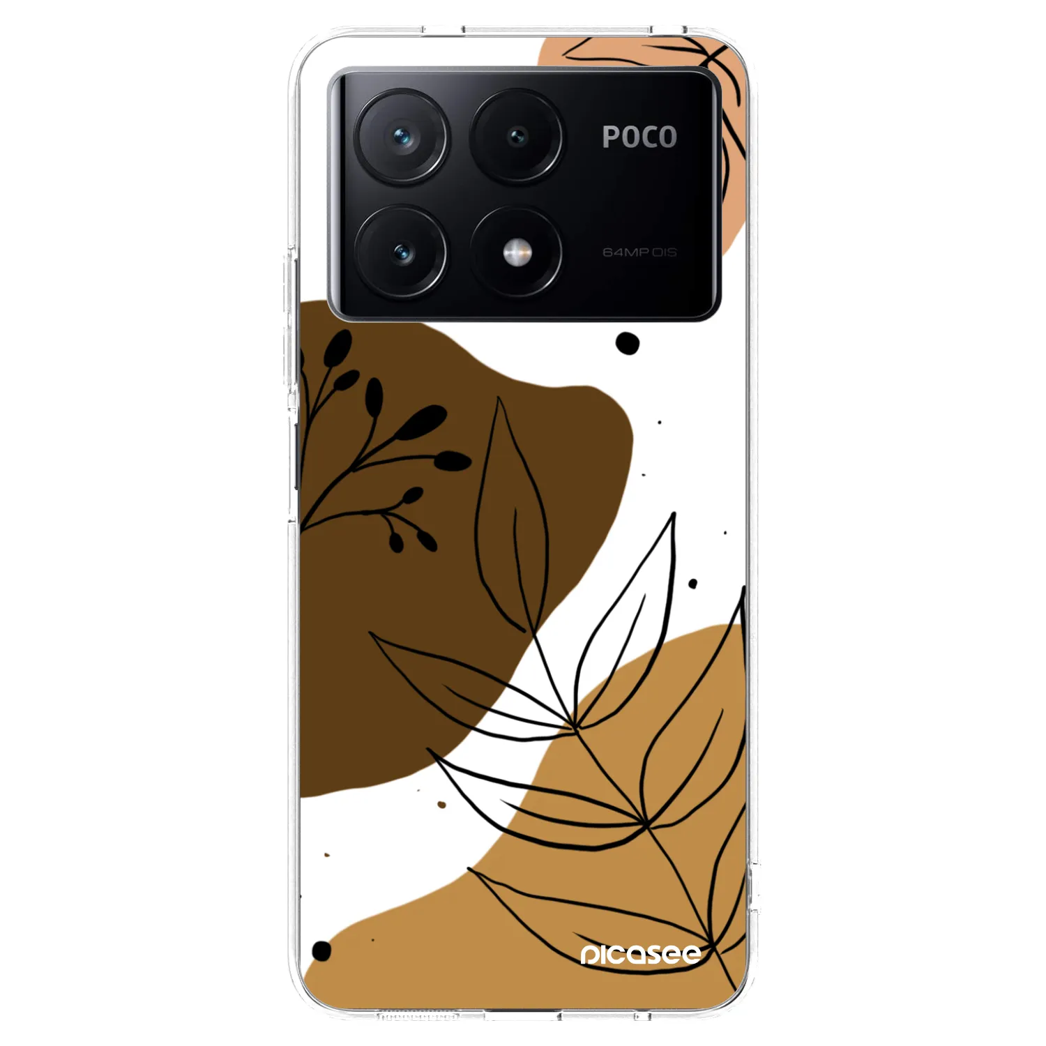 Picasee silikonska prozirna maskica za Xiaomi Poco X6 Pro - Boho style
