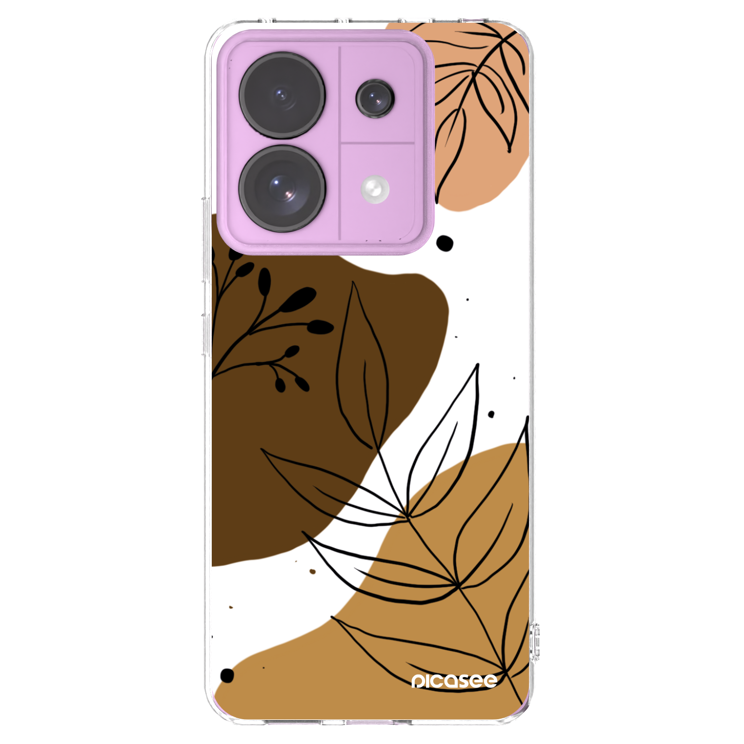 Picasee silikonska prozirna maskica za Xiaomi Redmi Note 13 Pro 5G - Boho style