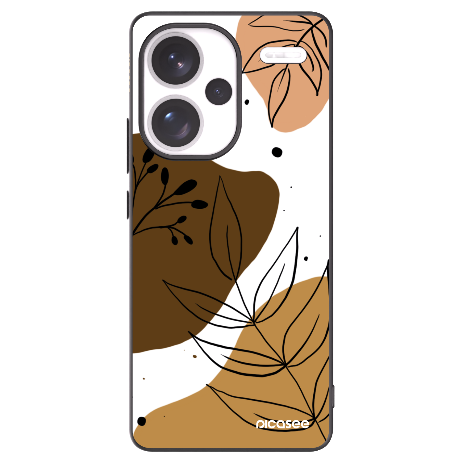 Picasee crna silikonska maskica za Xiaomi Redmi Note 13 Pro+ 5G - Boho style