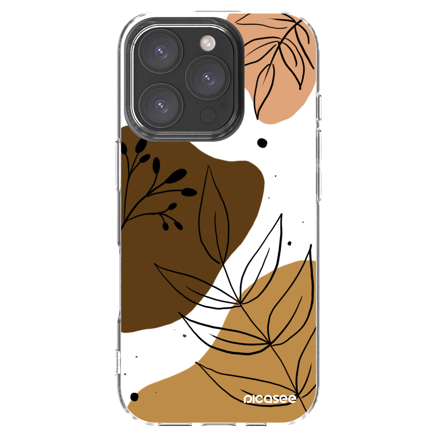 Picasee silikonska prozirna maskica za Apple iPhone 16 Pro - Boho style