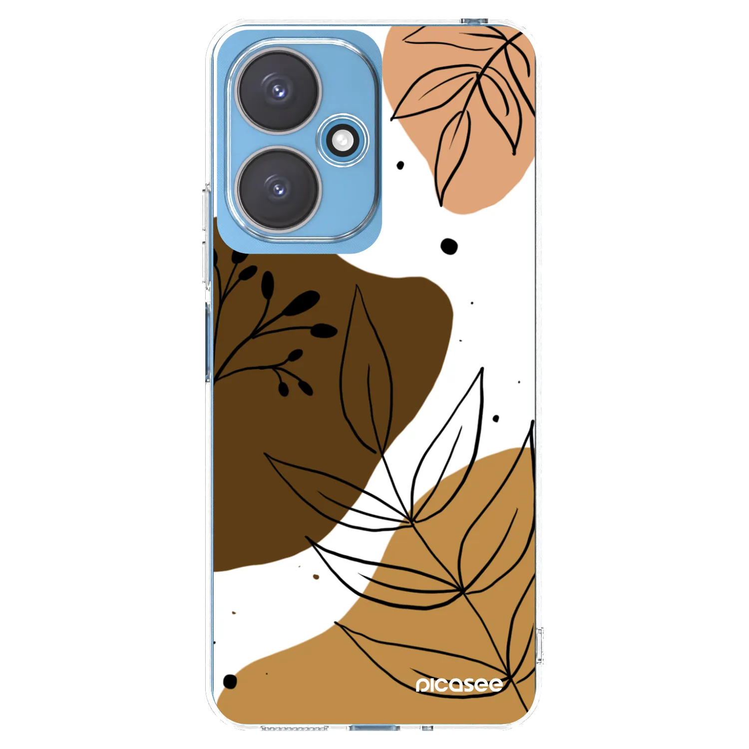 Picasee silikonska prozirna maskica za Xiaomi Redmi 13C 5G - Boho style