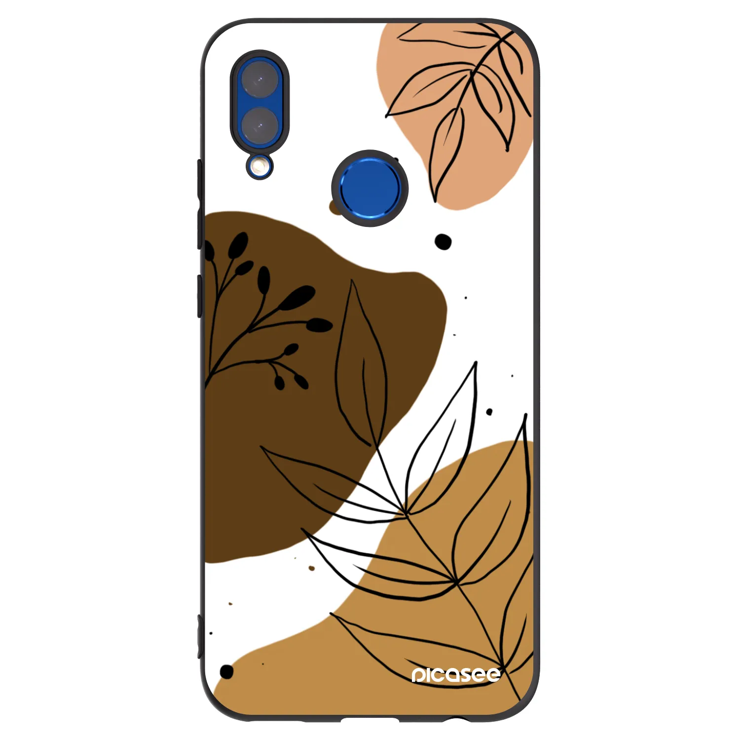 Picasee crna silikonska maskica za Huawei P Smart 2019 - Boho style
