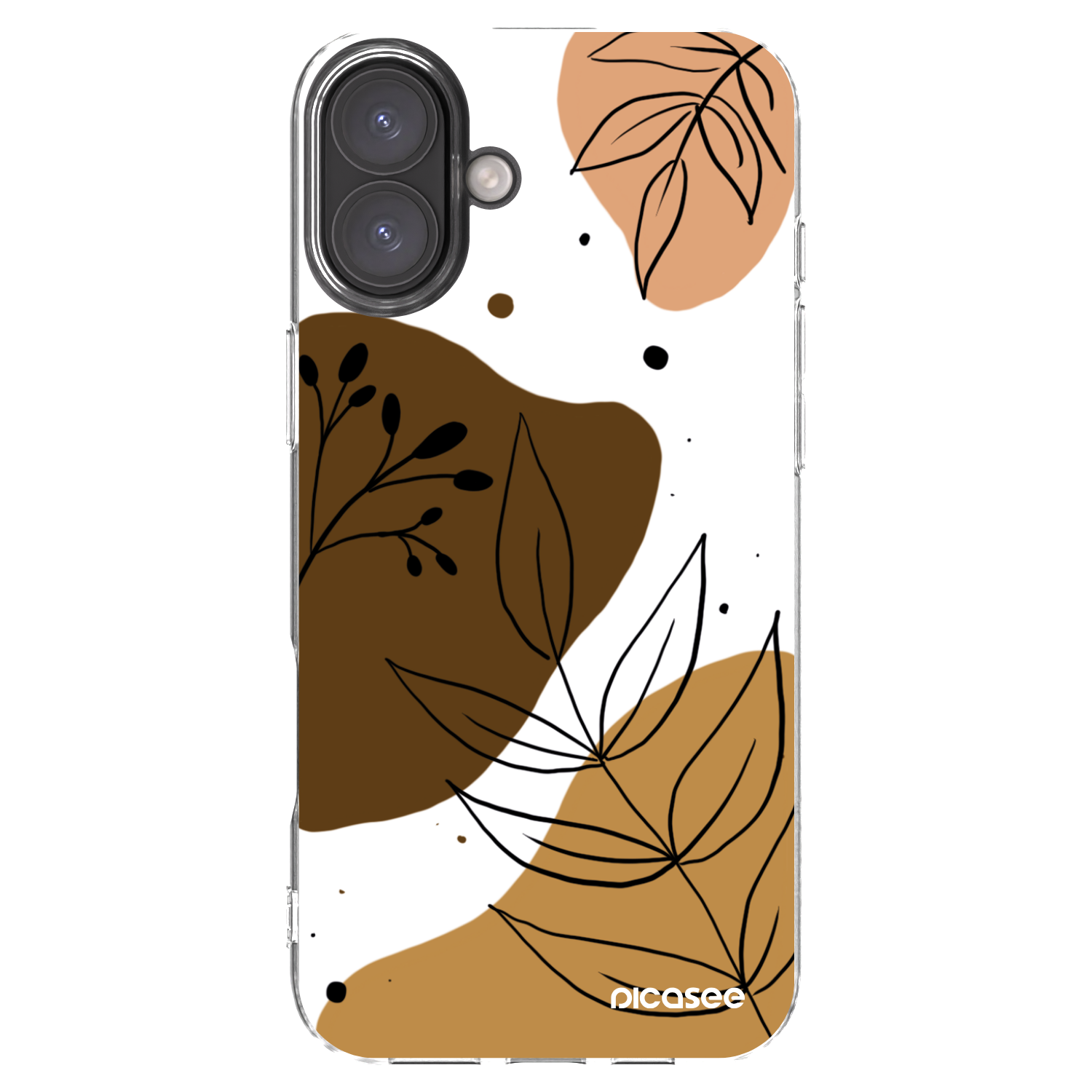 Picasee silikonska prozirna maskica za Apple iPhone 16 Plus - Boho style