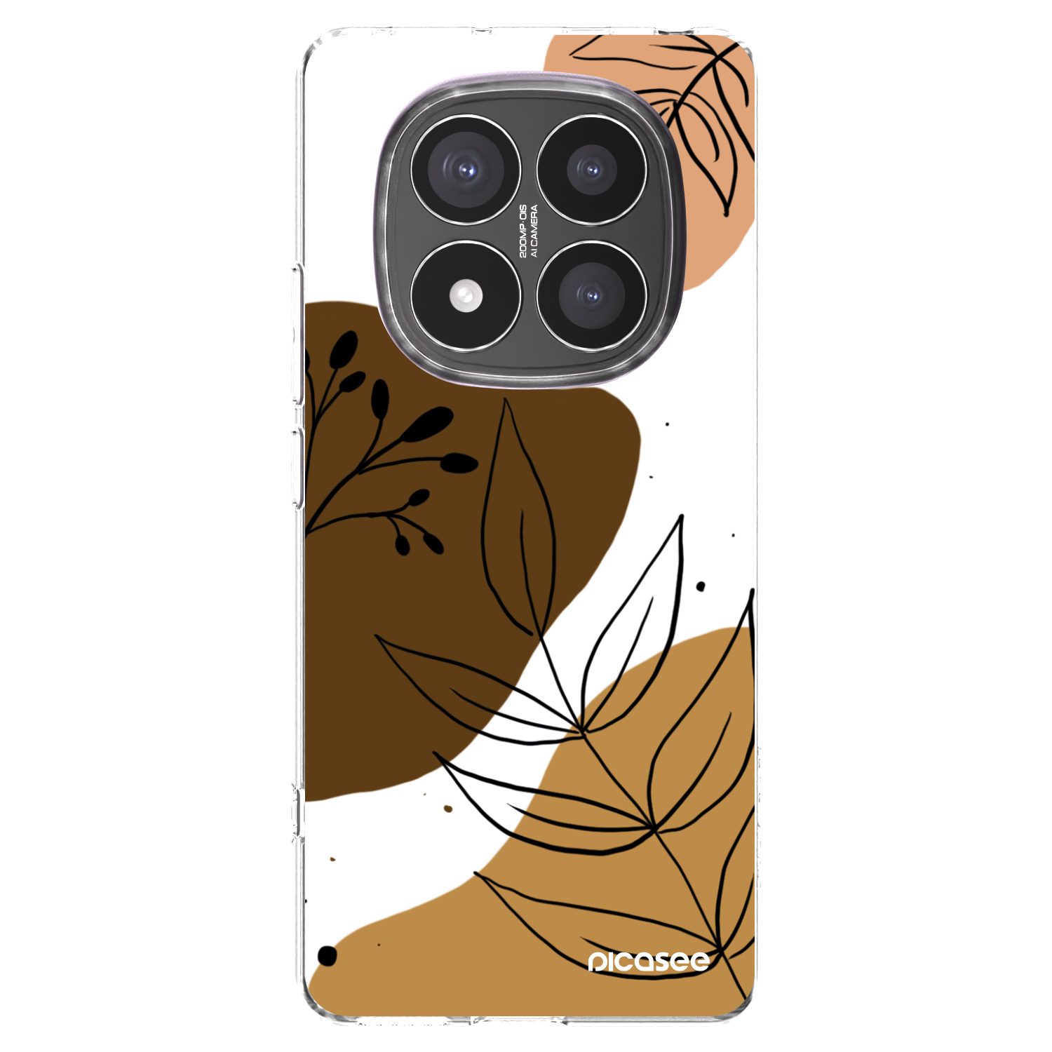 Picasee silikonska prozirna maskica za Xiaomi Redmi Note 14 Pro+ 5G - Boho style