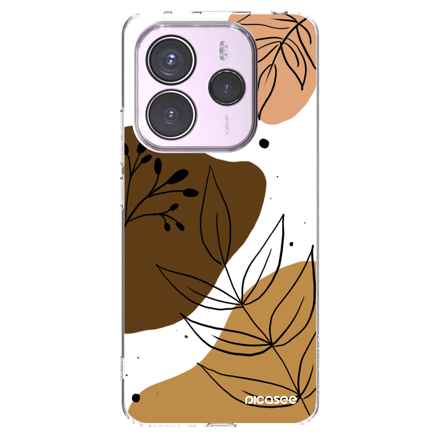 Picasee silikonska prozirna maskica za Xiaomi Redmi Note 14 5G - Boho style