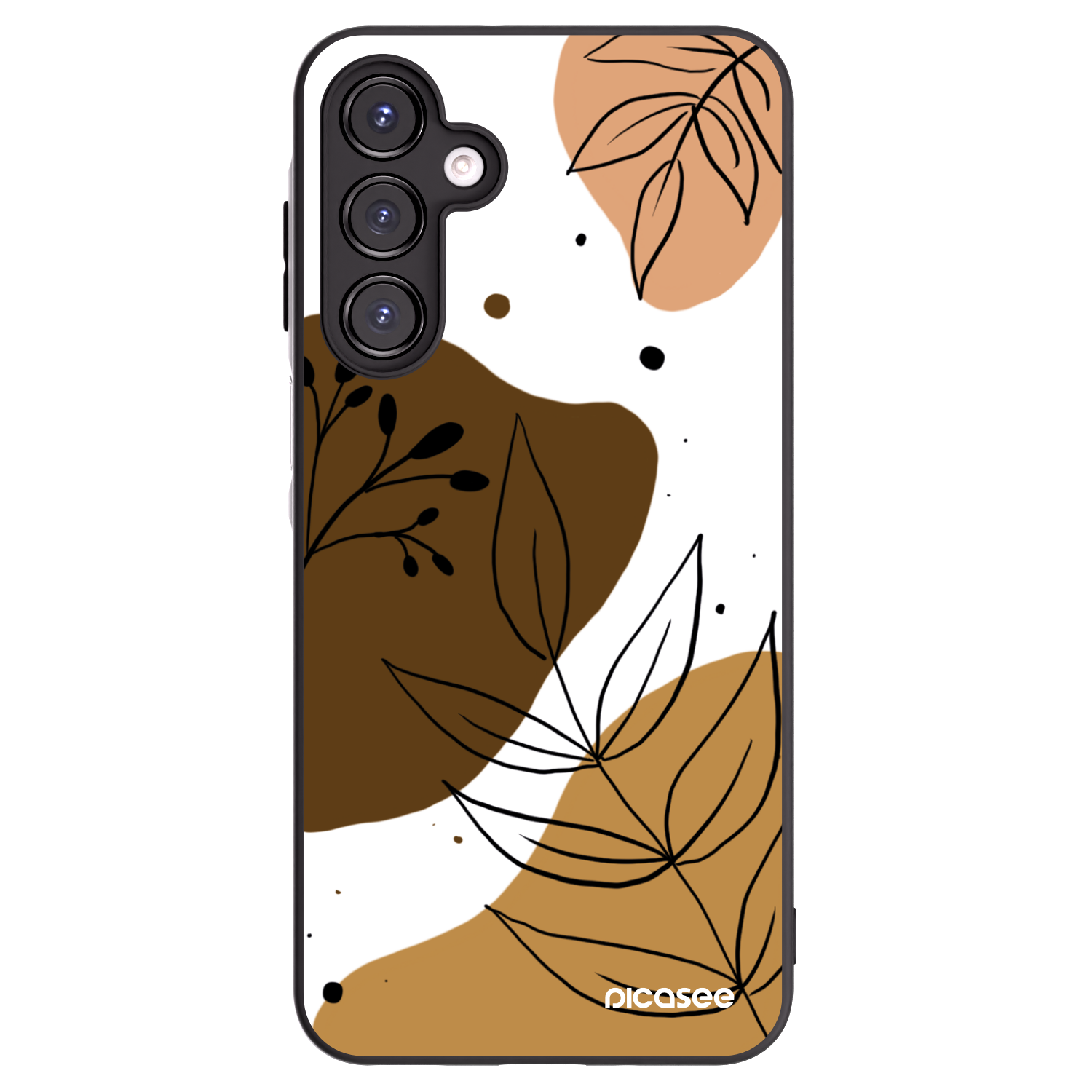 Picasee crna silikonska maskica za Samsung Galaxy A16 5G - Boho style