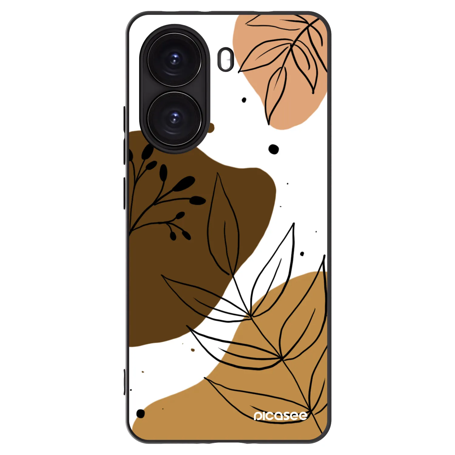 Picasee crna silikonska maskica za Xiaomi Poco X7 Pro 5G - Boho style