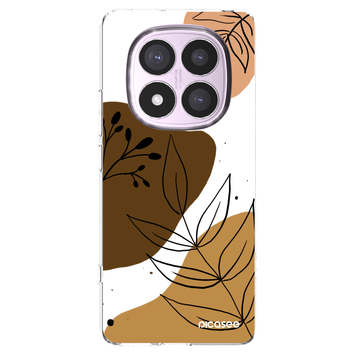 Picasee silikonska prozirna maskica za Xiaomi Redmi Note 14 Pro 4G - Boho style